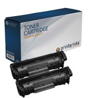 compatible twin pack canon 703 black toner cartridges 2 pack