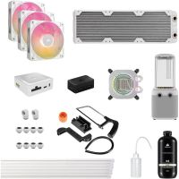 refrigeracion liquida corsair icue link xh505i rx360 360mm 3 ventiladores rgb blanco
