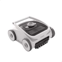 intex - robot limpiafondos automatico para piscinas desmontables limpia fondos paredes y linea de agua capacidad 3 litros de residuos con navegacion inteligente sin cables