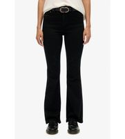 superdry para mujer w7011260a jeans mid rise flare negro 2832 casual algodon