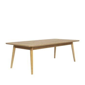 Mesa de centro de madera clara