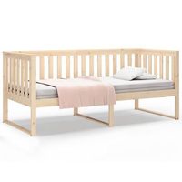 divan sin colchon 100x200 cm madera maciza de pino vidaxl