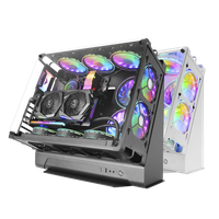 mars gaming mcb caja pc gaming custom atx xl edicion custom premium hasta 10 ventiladores soporte total refrigeracion liquida estructura modular doble camara torre pc negro o blanco