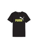 camiseta puma essentials 2 colour infantil negro