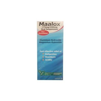 Maalox 175mg/200mg Oral Suspension
