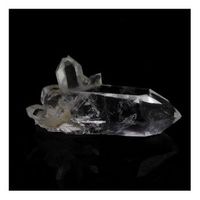 cuarzo biterminado - piedra natural de francia bourg doisans - cristal raro y autentico  2497 ct - certificado de autenticidad incluido  32 x 17