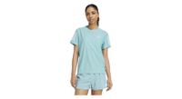 camiseta de manga corta adidas performance own the run azul  mujer