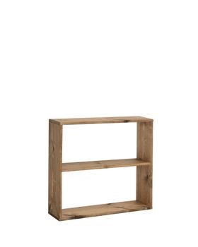 Estantería de madera mazica con 1 estante envejecido 80,2x73,1cm