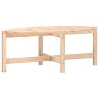 mesa de centromesa auxiliarmesa de cafe de madera maciza de pino 118x63x45 cm