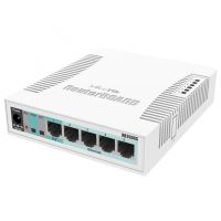 mikrotik rb260gs switch 5 puertos gigabit 1 puerto poe