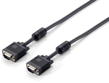 CABLE SVGA EQUIP 3COAX MACHO - MACHO 10M CON FERRITAS 118814