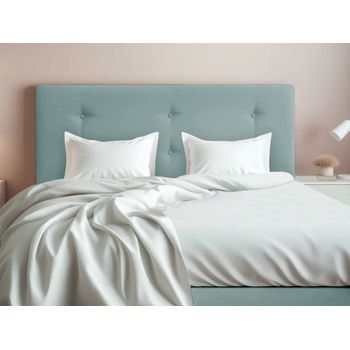 Cabecero Cama Tapizado Tejido Antimanchas Barcelona Verde 120x70 Cm