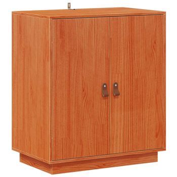 Aparador Marrón Cera 65,5 X 40 X 75 Cm Pino Macizo Vidaxl