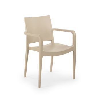 Sillón Specto Xl Beige De Polipropileno Para Jardín Y Exterior Romero Garden