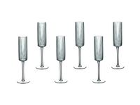 copas de champan o47cm - 6 piezas - transparente