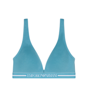 emporio armani para mujer ew000436af19023 sujetador combi azul xs homewear algodon