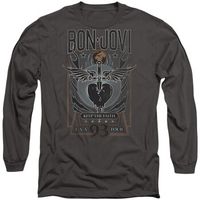 bon jovi camiseta manga larga keep the faith para mujer