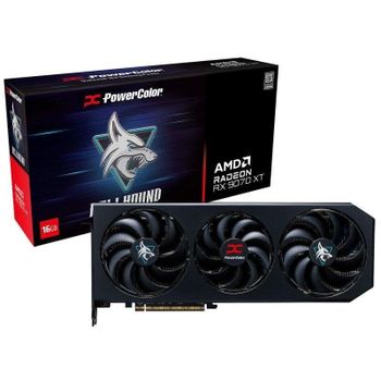 PowerColor Hellhound AMD Radeon RX 9070 XT OC 16GB GDDR6 FSR 4