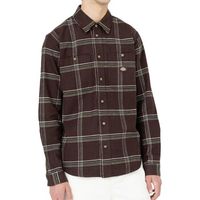 dickies camisa manga larga warrenton para hombre