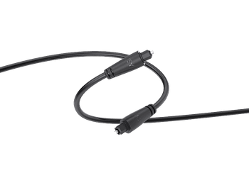 Cable audio - Isy IAU-1004, 1.5 m, Toslink a Toslink, Negro