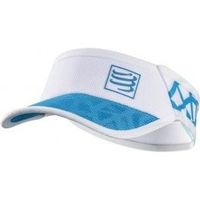 compressport spiderweb ultralight visor blanco-azul