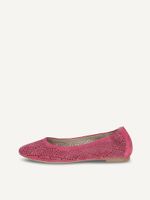 caprice ballerina pink made of leather with block heel size 41