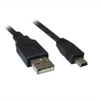 cable usb sharkoon 2 m usb a a mini-usb b usb 20 negro