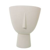 jarron beige moteado