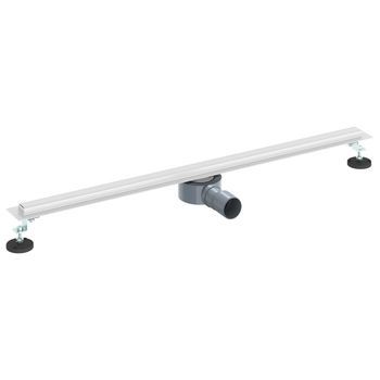 Desagüe De Ducha 360° Con Modelo Delgado Plateado 90 Cm Vidaxl
