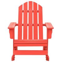 silla mecedora de jardin  silla de exterior  sillon adirondack madera maciza de abeto rojo