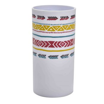 Vaso portacepillos de dientes geométrico