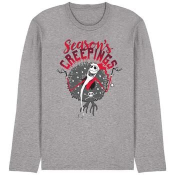 Nightmare Before Christmas Camiseta manga larga Holiday Chills para mujer