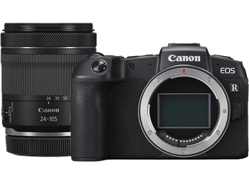 Cámara EVIL - Canon EOS RP + RF 24-105mm F/4.0-7.1 IS STM, 26.2 megapixel, Video 4K, WiFi, Negro