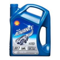 advance 4t ax7 engine oil - 10w-40 - 4ltr