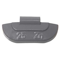 wheel weight 25g for steel wheels - qty 100