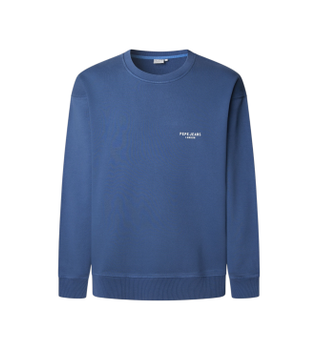 Pepe Jeans para hombre. PM5800040 Sudadera Martin azul (XL), Casual, Algodón