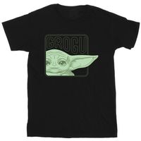 disney camiseta manga larga the mandalorian para nina