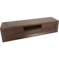 avf grand fs2000graw 2000 mm tv stand - walnut