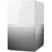 wd my cloud home duo nas drive - 8 tb white white