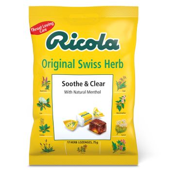 Ricola Soothe & Clear Original Herb Cough Drops