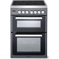 kenwood ck235c 60 cm electric ceramic cooker - slate grey  chrome grey