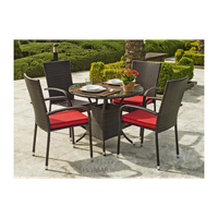 conjunto jardin mesa y 4 sillones comodo y resistente