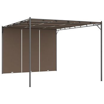 4x3x2,25 Cm Acero Con Recubrimiento En Polvo Y Tejido (100 % Poliéster) - Taupe