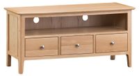 sadie oak large tv unit