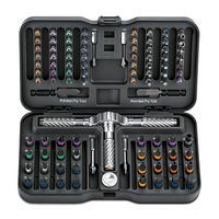 juego de destornilladores de trinquete multifuncion vman 100 en 1 con puntas magneticas mini kit de herramientas de reparacion herramienta domestica para pc escritorio etc
