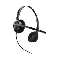 auriculares poly encorepro 525 con cable usb-a llamadas y musica con microfono negro