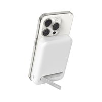 base de carga inalambrica belkin bpd007btwh magnetica 8000mah con qi2 de 15w blanca