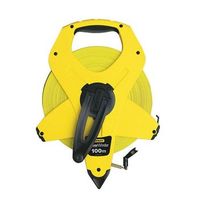 stanley 2-34-777 cinta metrica 100 m plastico negro amarillo