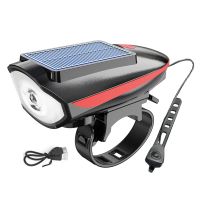 faros para bicicleta solar cansses 3 en 1 con bombillas xpe bateria de 1200mah resistente al agua 3 modos de luz y cl
