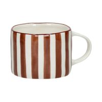 taza de porcelana naranja oscuro h680